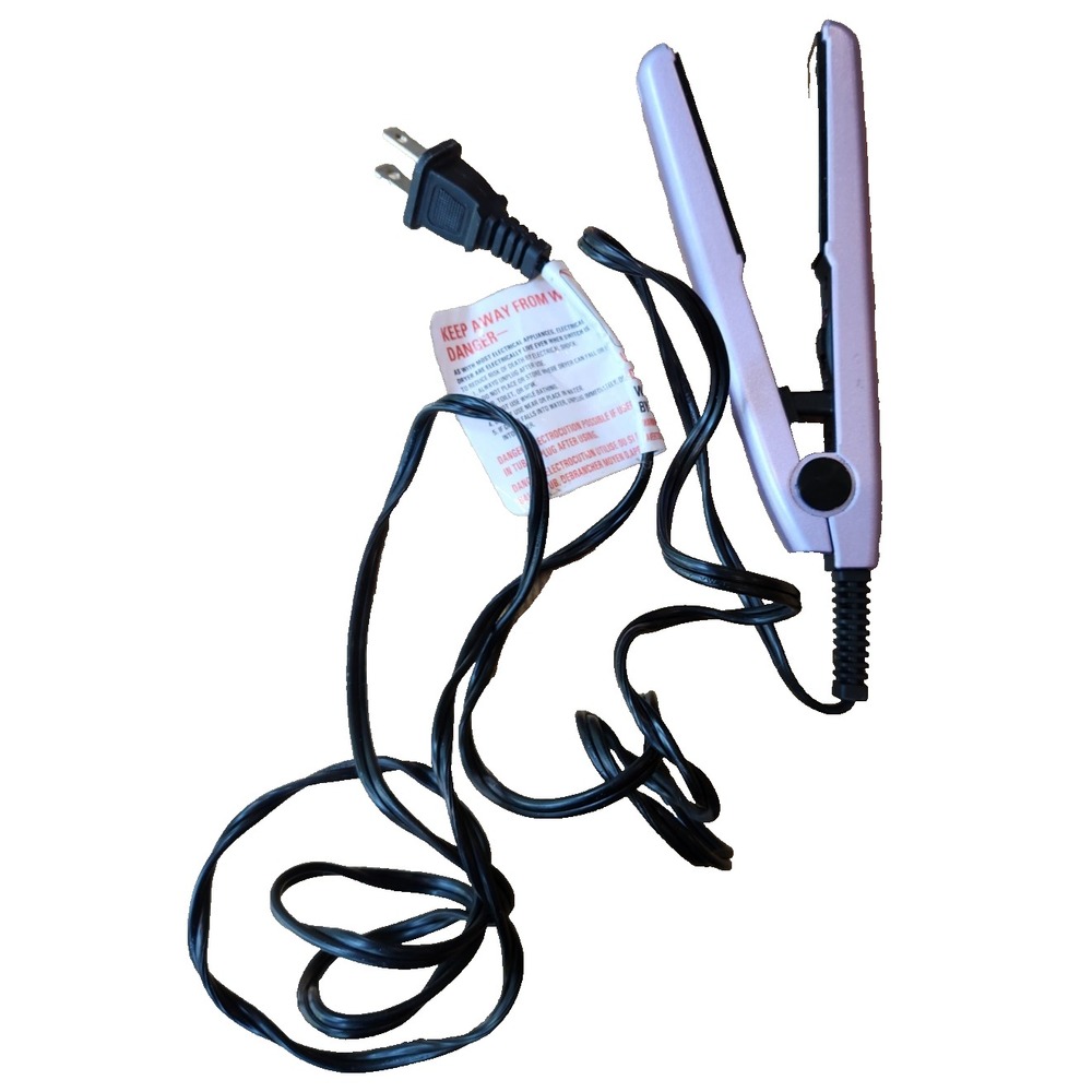 Lilac Mini Hair Straightener with Black Cord